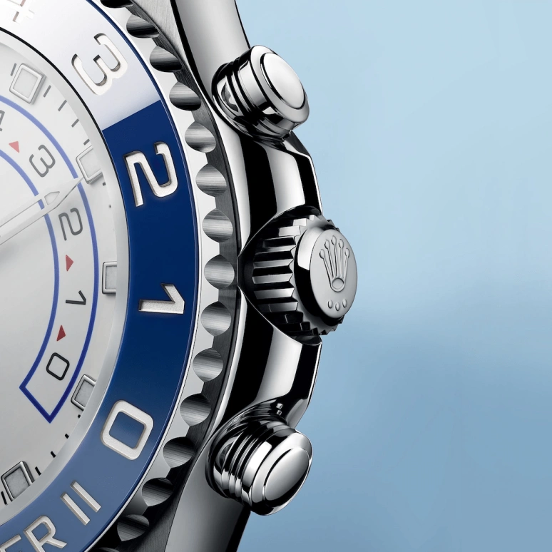 Rolex,Yacht-Master 44mm,44mm,Stainless Steel,White,Automatic,Countdown,Chronograph,Day,Column Wheel,72hours,In-house Caliber,116680,116680-0002