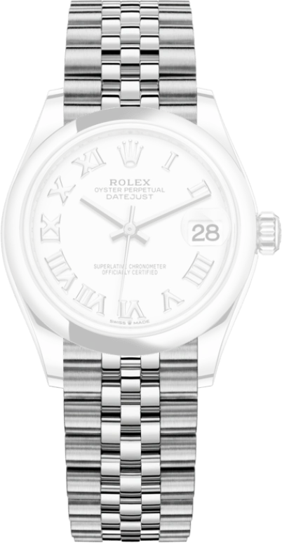 Rolex,Datejust 31 31mm,31mm,Stainless Steel,White,Automatic,Day,55hours,278240,278240-0004