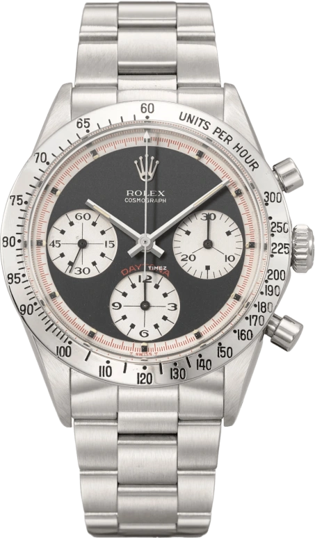 Rolex,Daytona 37mm,37mm,Stainless Steel,Black,White,Handwound,Chronograph,48hours,Michael Schumacher,paul newman,6262 paul newman black