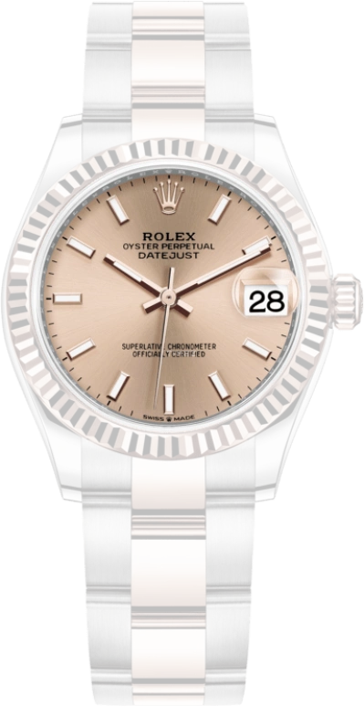 Rolex,Datejust 31 31mm,31mm,Rose Gold,Stainless Steel,Rose,Automatic,Day,55hours,278271,278271-0009