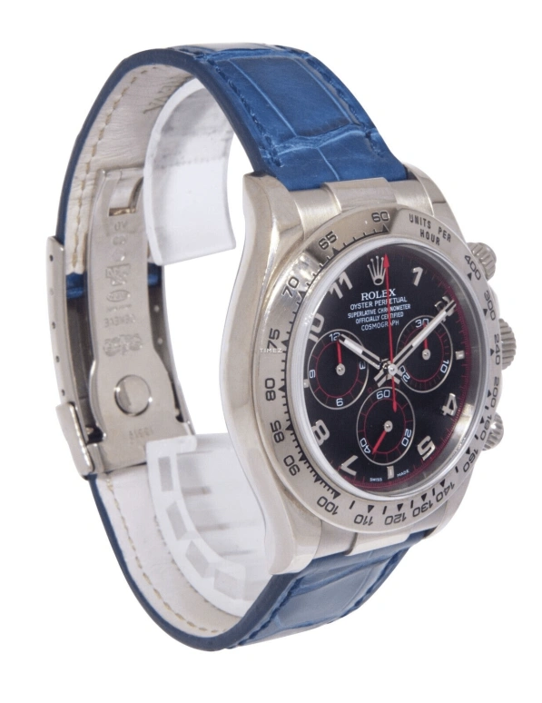 Rolex,Daytona 40mm,40mm,White Gold,Grey,Automatic,Chronograph,72hours,116519,116519-0163