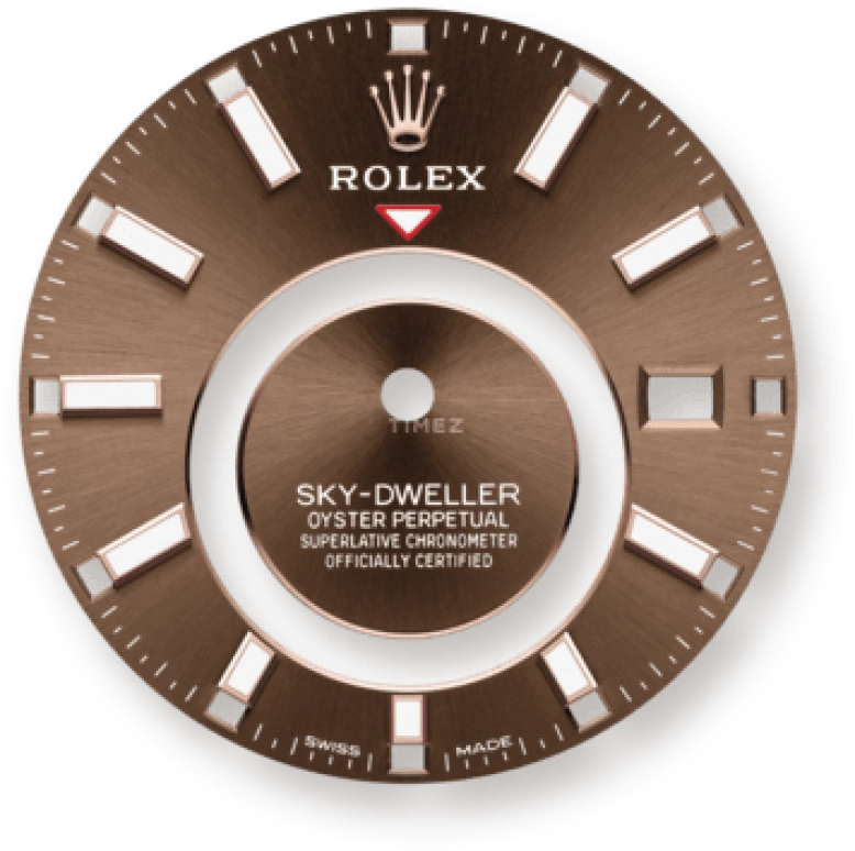 Rolex,Sky-Dweller 42mm,42mm,Rose Gold,Brown,Automatic,Annual Calendar,Month,Date,326935,326935-0006