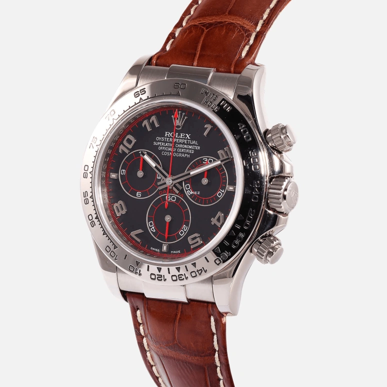 Rolex,Daytona 40mm,40mm,White Gold,Grey,Automatic,Chronograph,72hours,116519,116519-0163