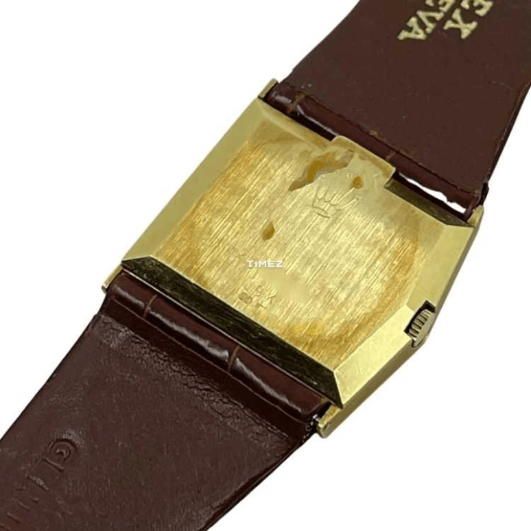 Rolex,Cellini 28mm,28mm,Yellow Gold,Brown,Handwound,Sapphire,Crystal Glass,Other,4017 YG