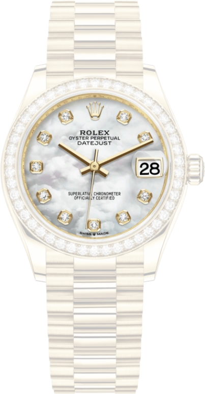 Rolex,Datejust 31 31mm,31mm,Yellow Gold,White,Automatic,Day,55hours,278288RBR,278288RBR-0006