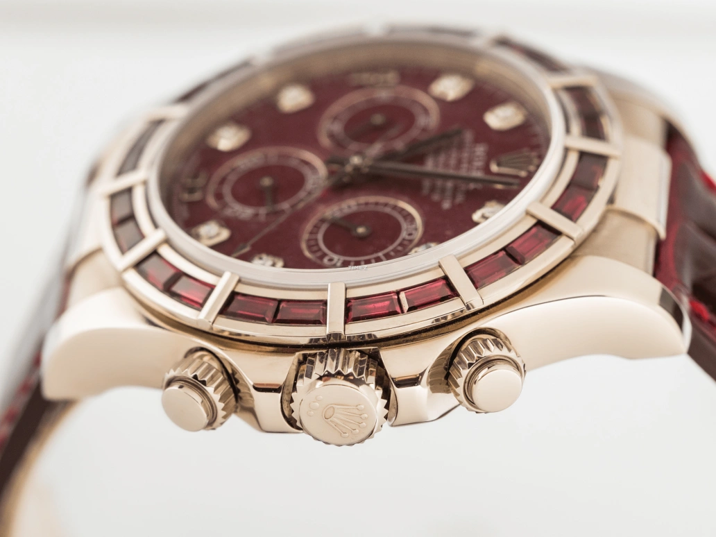 Rolex,Daytona 40mm,40mm,White Gold,Red,Automatic,Chronograph,72hours,116589SALV Ruby