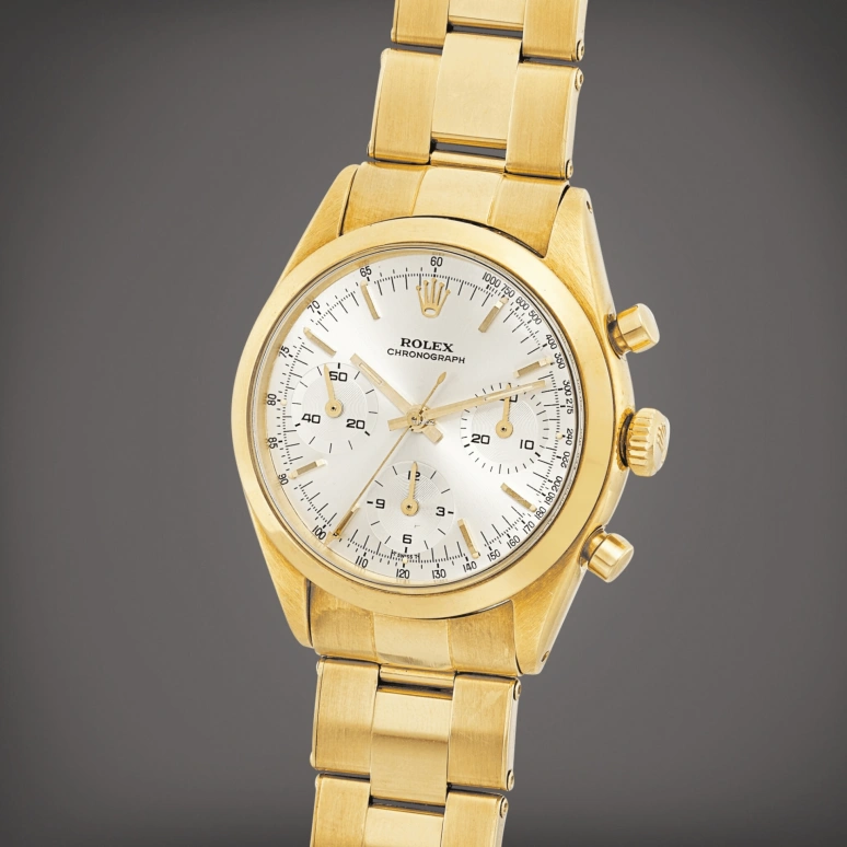 Rolex,Daytona 37mm,37mm,Yellow Gold,Silver White,White,Handwound,Chronograph,In-house Caliber,6238 White