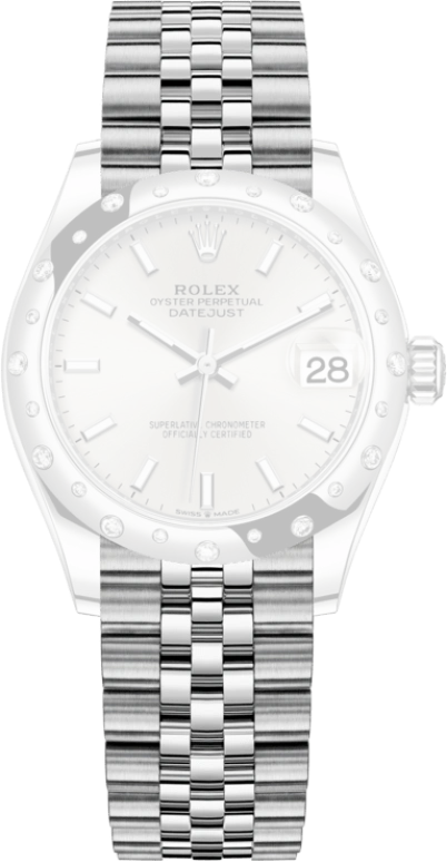 Rolex,Datejust 31 31mm,31mm,White Gold,Stainless Steel,Silver,Automatic,Day,55hours,278344RBR,278344RBR-0014