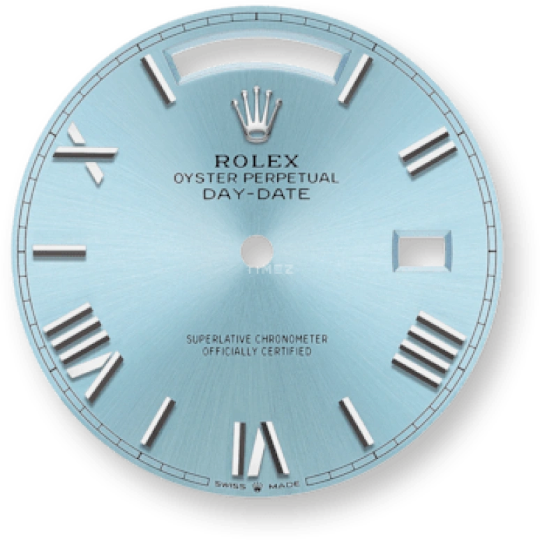 Rolex,Day-Date 40 40mm,40mm,Platinum,Ice Blue,Automatic,Date,Day,228236,228236-0012