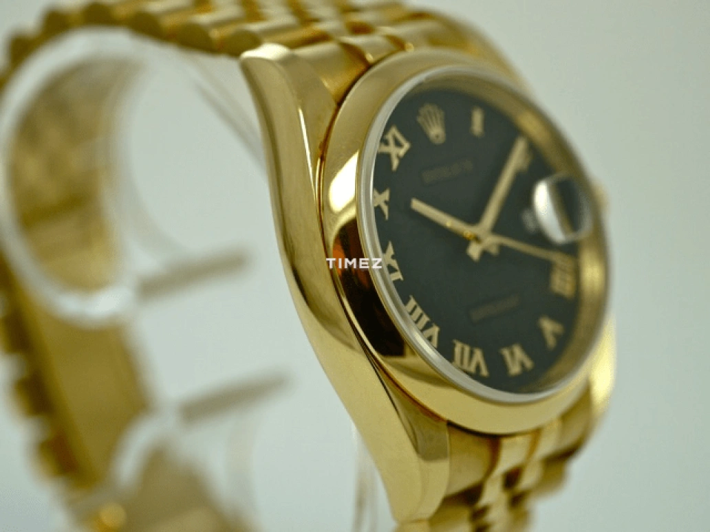 Rolex,Datejust 36 36mm,36mm,Yellow Gold,Gold,Automatic,Day,48hours,116208,116208-63208
