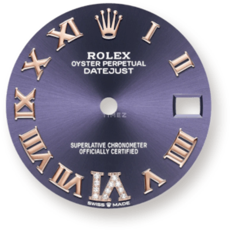 Rolex,Datejust 31 31mm,31mm,Rose Gold,Stainless Steel,Purple,Automatic,Day,55hours,278241,278241-0019