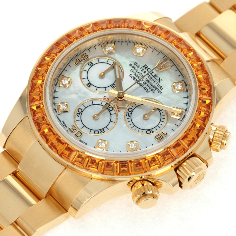 Rolex,Daytona 40mm,40mm,Yellow Gold,White,Automatic,Chronograph,72hours,Tom Terrific,Comeback Kid,Tom Brady,Drake,116578SACO