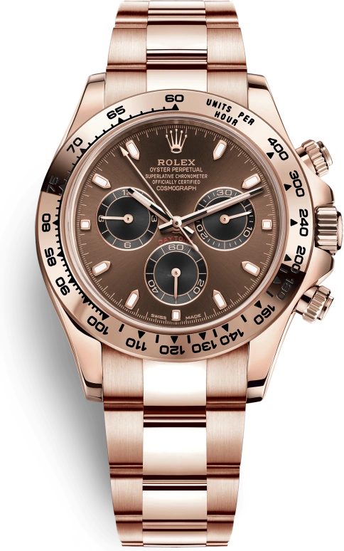 Rolex,Daytona 40mm,40mm,Rose Gold,Brown,Automatic,Chronograph,Column Wheel,SOSA,116505,116505-0013