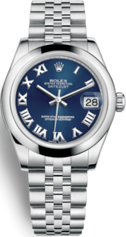 Rolex,Datejust 31 31mm,31mm,Stainless Steel,Blue,Automatic,Day,48hours,178240,178240-0037