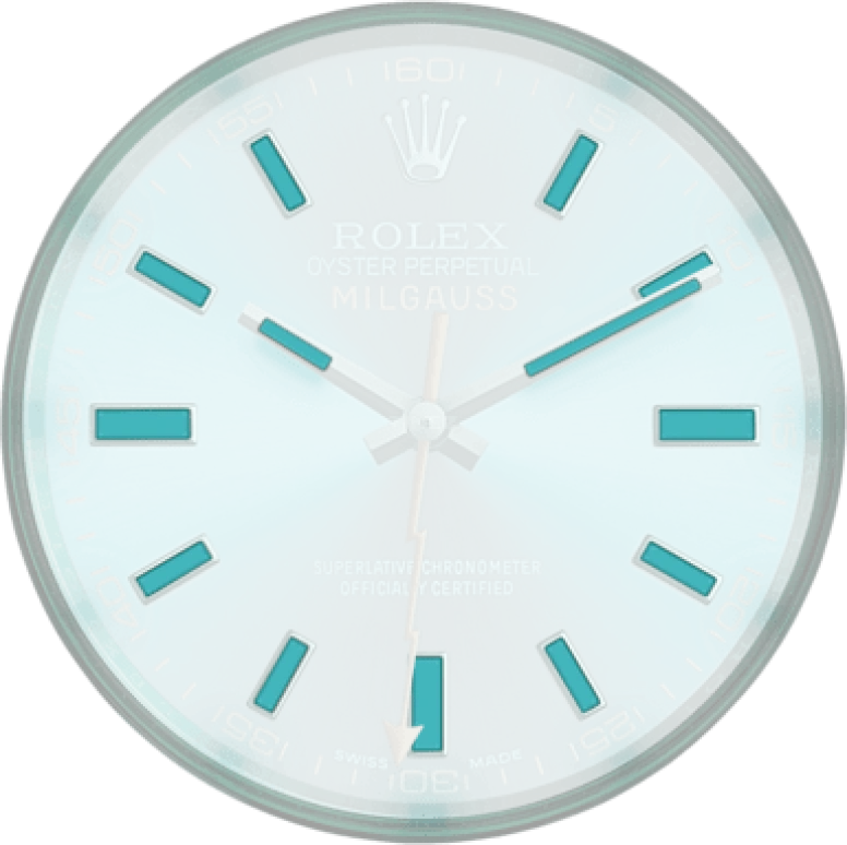 Rolex,Milgauss 40mm,40mm,Stainless Steel,Blue,Automatic,48hours,In-house Caliber,116400GV,116400GV-0002