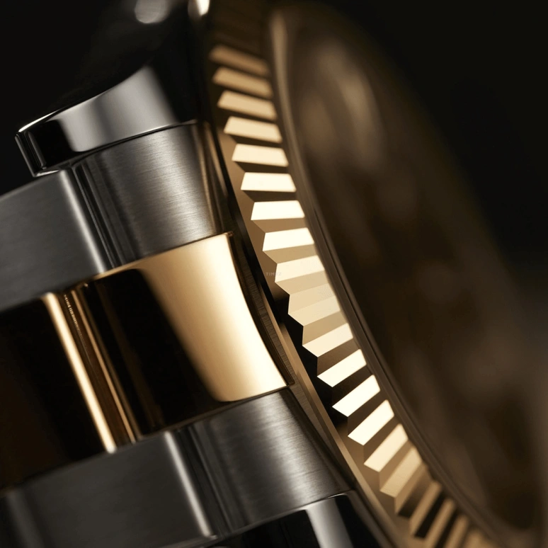 Rolex,Datejust 41 41mm,41mm,Yellow Gold,Stainless Steel,Champagne,Automatic,Day,70hours,126333,126333-0010