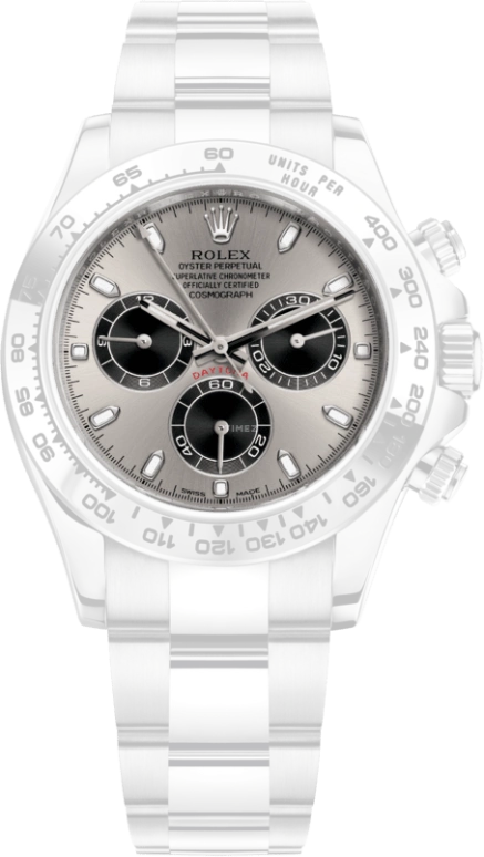 Rolex,Daytona 40mm,40mm,White Gold,Silver,Automatic,Chronograph,Column Wheel,116509,116509-0072