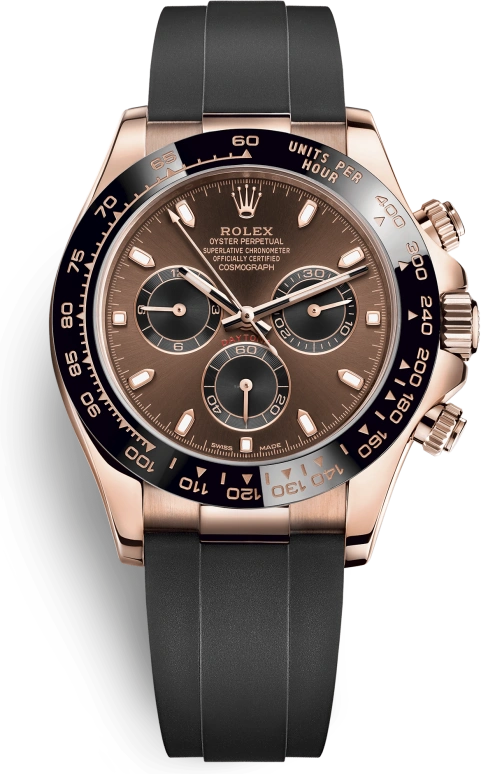 Rolex,Daytona 40mm,40mm,Ceramic,Rose Gold,Brown,Automatic,Chronograph,Column Wheel,Stephen Curry,Threezus,116515LN,116515LN-0041
