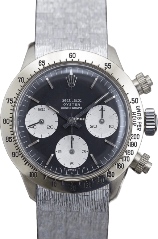 Rolex,Daytona 37mm,37mm,White Gold,Black,White,Handwound,Chronograph,48hours,6265