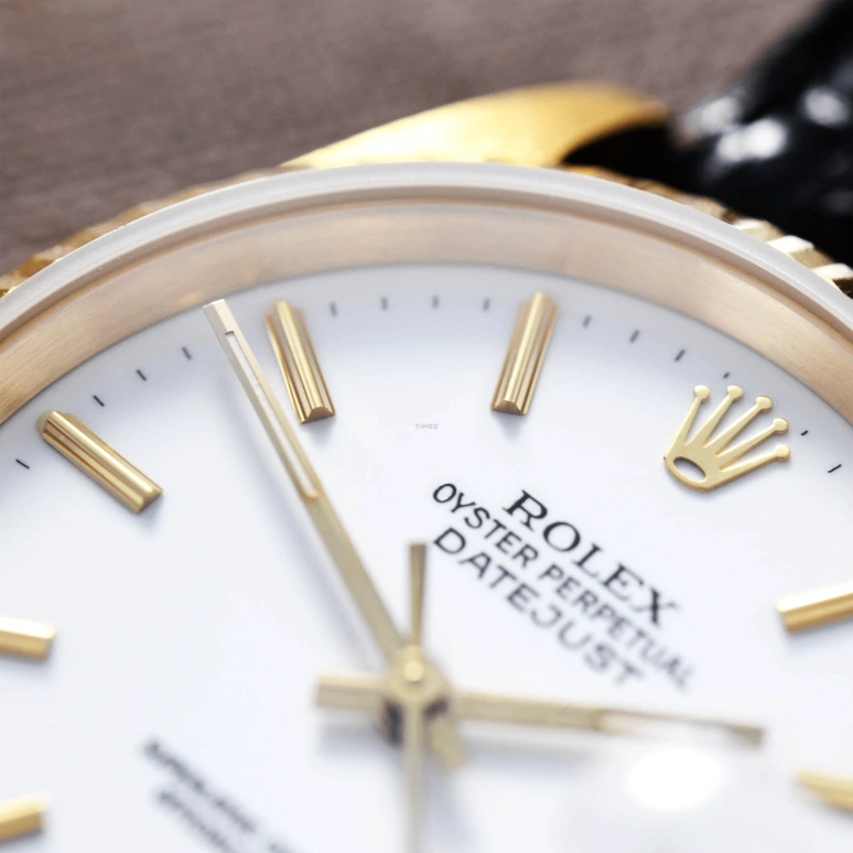 Rolex,Datejust 36 36mm,36mm,Yellow Gold,White,Automatic,Day,48hours,16238 White Dial