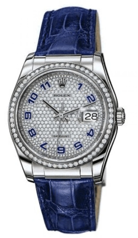 Rolex,Lady-Datejust 36mm,36mm,White Gold,Silver,Automatic,Day,48hours,116189,116189-LFCZEA