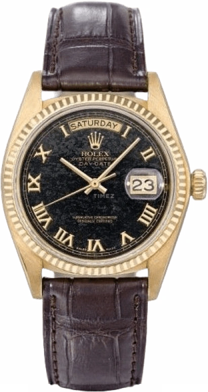 Rolex Day-Date 36 18038 BLACK ROMAN STONE
