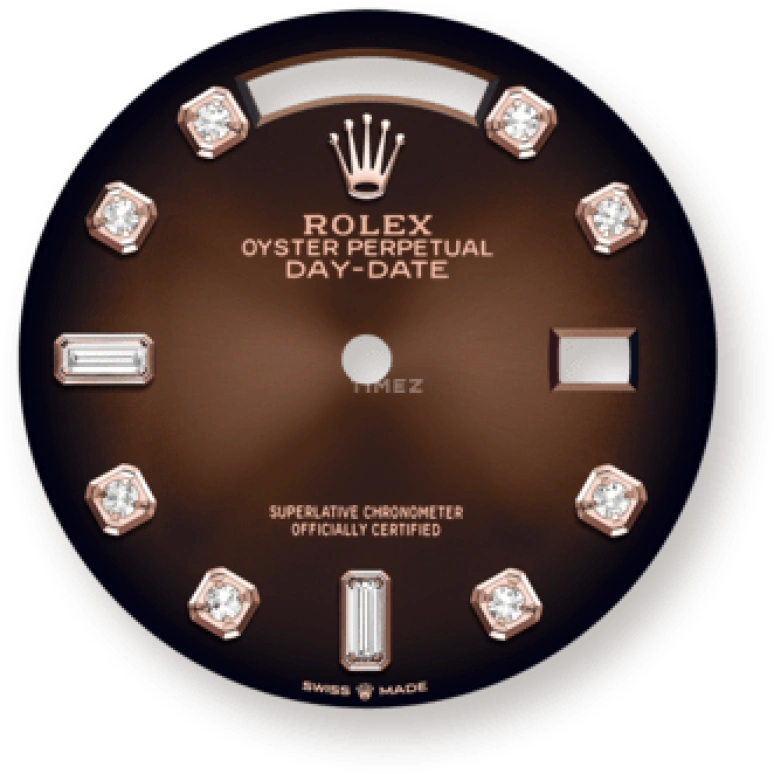 Rolex,Day-Date 36 36mm,36mm,Rose Gold,Brown,Automatic,Date,Day,128235,128235-0037