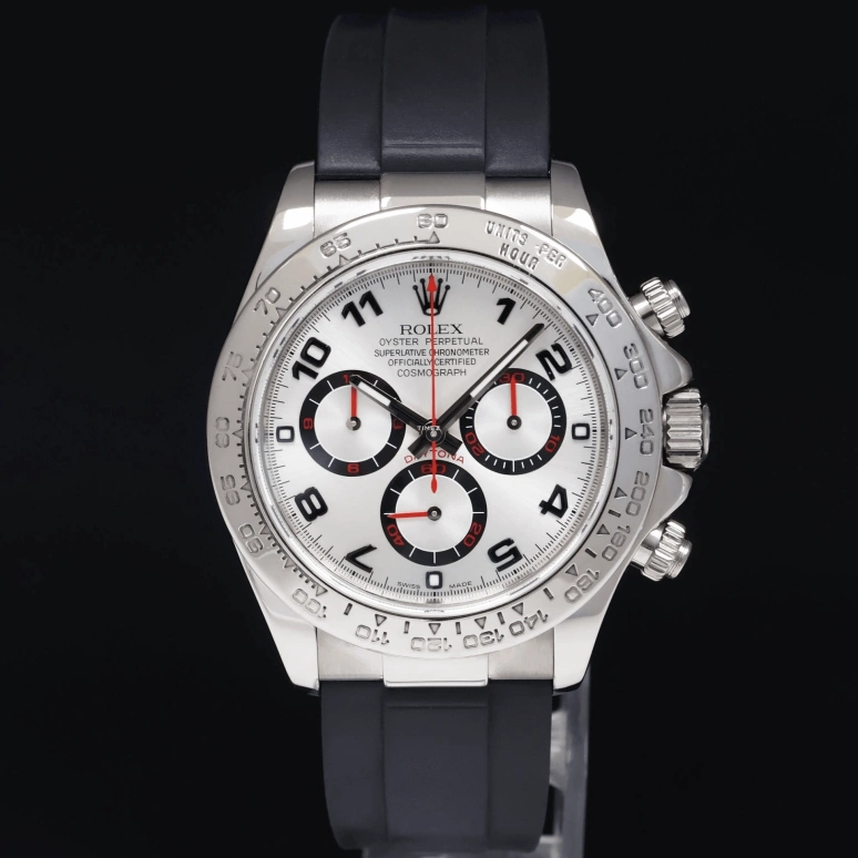 Rolex,Daytona 40mm,40mm,White Gold,Silver White,Automatic,Chronograph,72hours,116519,116519-0103