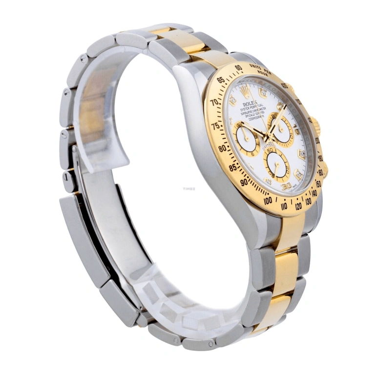 Rolex,Daytona 40mm,40mm,Stainless Steel,White,Automatic,Chronograph,72hours,116523,116523-78593