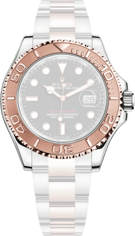 Rolex,Yacht-Master 40mm,40mm,Rose Gold,Stainless Steel,Black,Automatic,Day,70hours,126621,126621-0002