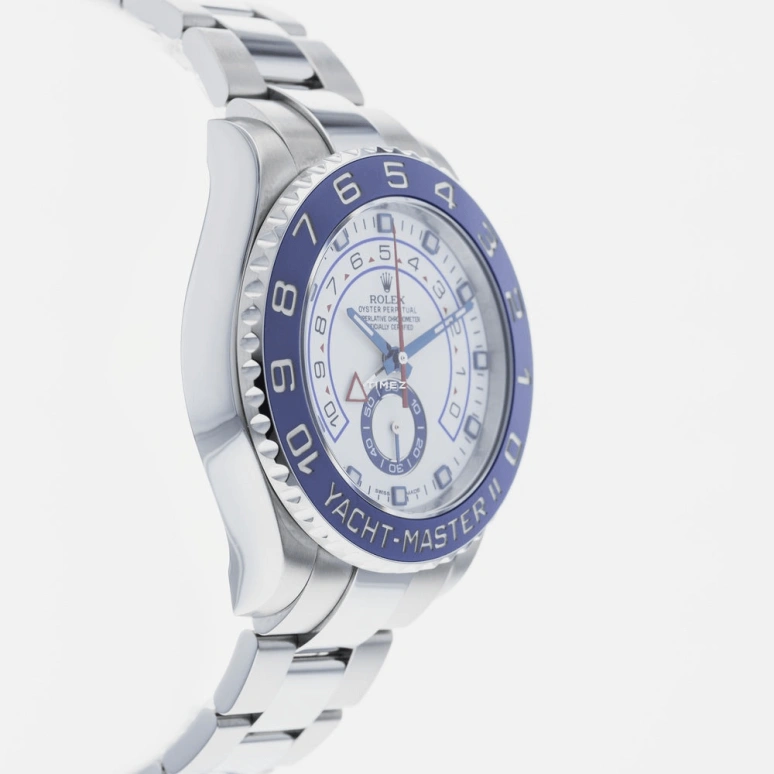 Rolex,Yacht-Master 44mm,44mm,Stainless Steel,White,Automatic,Countdown,Chronograph,Day,116680,116680-0001