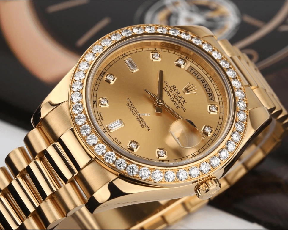 Rolex,Day-Date 36 41mm,41mm,Yellow Gold,Champagne,Automatic,Date,Day,218348A,218348A-82318