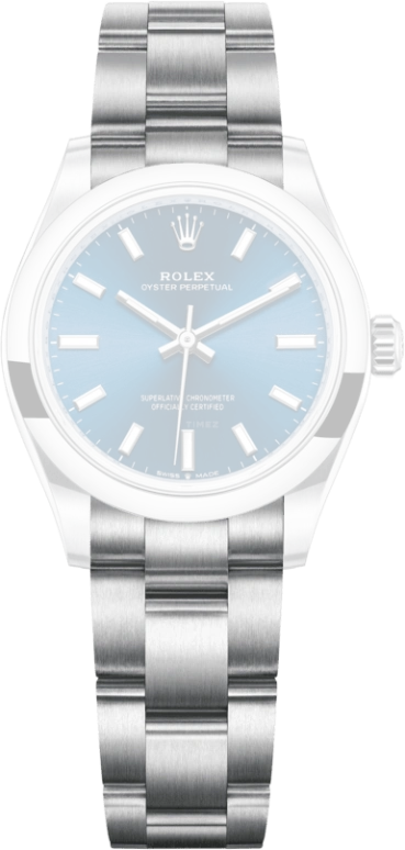 Rolex,Oyster Perpetual 31mm,31mm,Stainless Steel,Blue,Automatic,55hours,In-house Caliber,277200,277200-0003