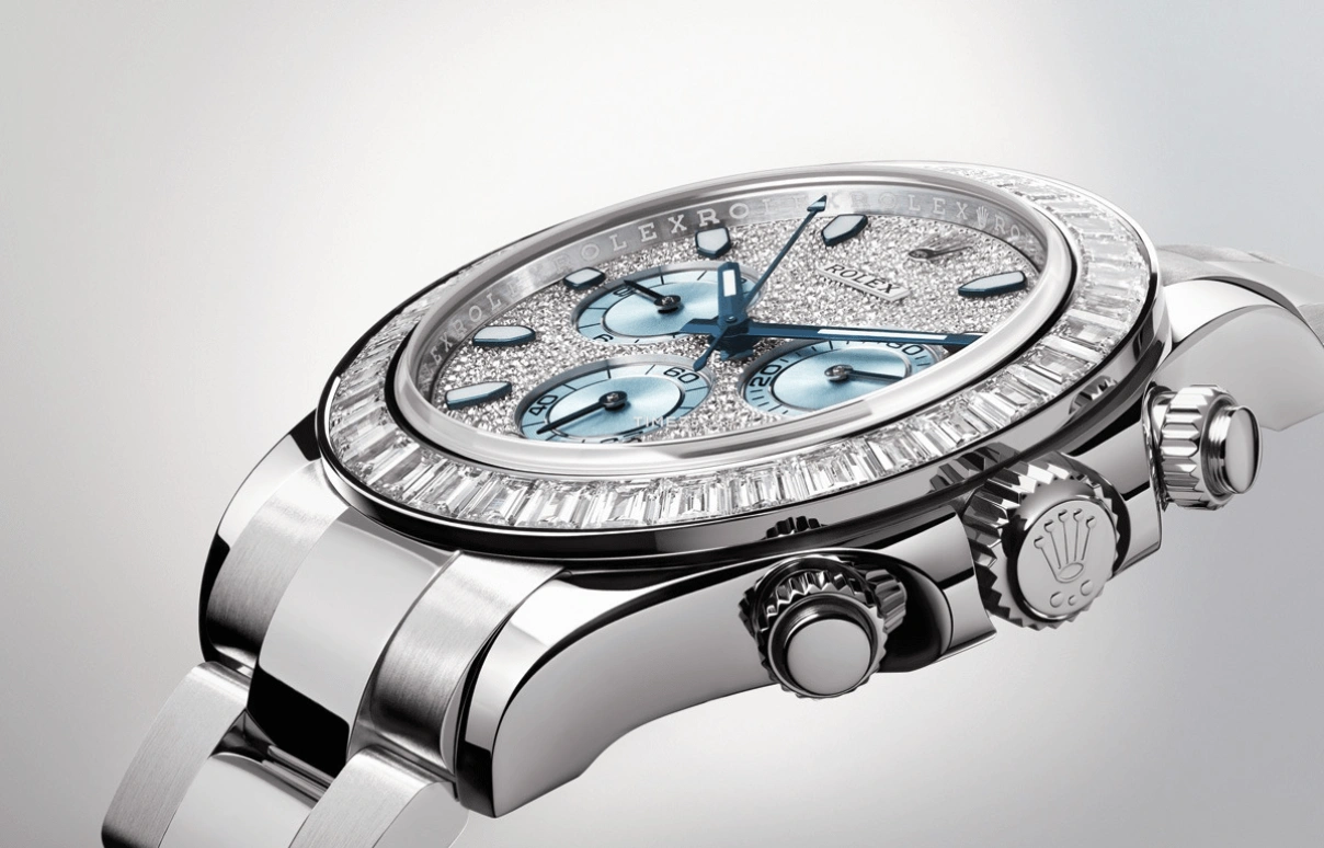 Rolex,Daytona 40mm,40mm,White Gold,Silver,Ice Blue,Automatic,Chronograph,72hours,126576TBR,126576TBR-0001