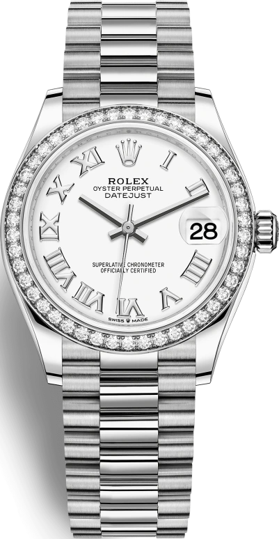 Rolex,Datejust 31 31mm,31mm,White Gold,White,Automatic,Day,55hours,278289RBR,278289RBR-0007