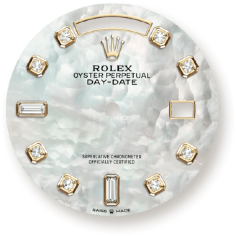 Rolex,Day-Date 36 36mm,36mm,Yellow Gold,White,Automatic,Date,Day,128348RBR,128348RBR-0017