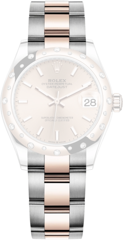 Rolex,Datejust 31 31mm,31mm,Rose Gold,Stainless Steel,Rose,Automatic,Day,55hours,278341RBR,278341RBR-0009