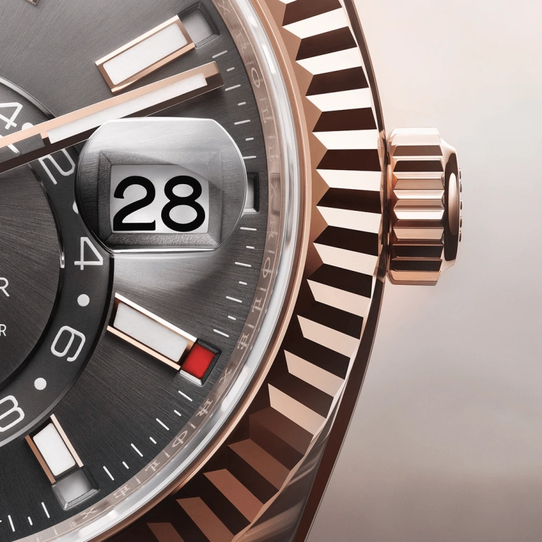 Rolex,Sky-Dweller 42mm,42mm,Rose Gold,Grey,Automatic,Annual Calendar,Month,Date,326935,326935-0007