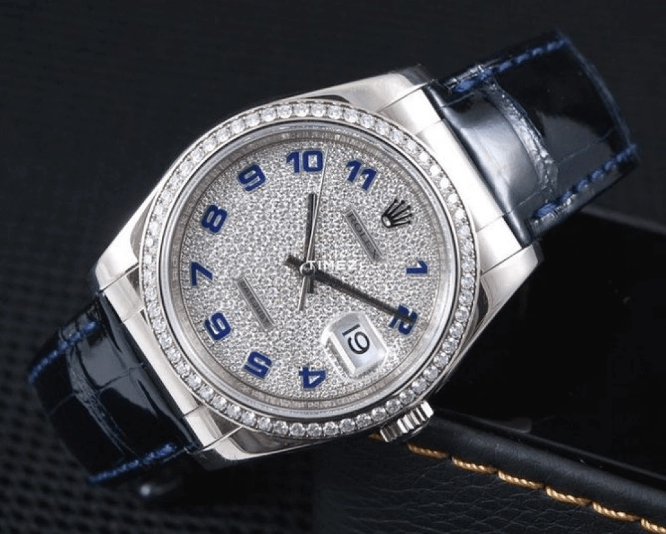 Rolex,Lady-Datejust 36mm,36mm,White Gold,Silver,Automatic,Day,48hours,116189,116189-LFCZEA