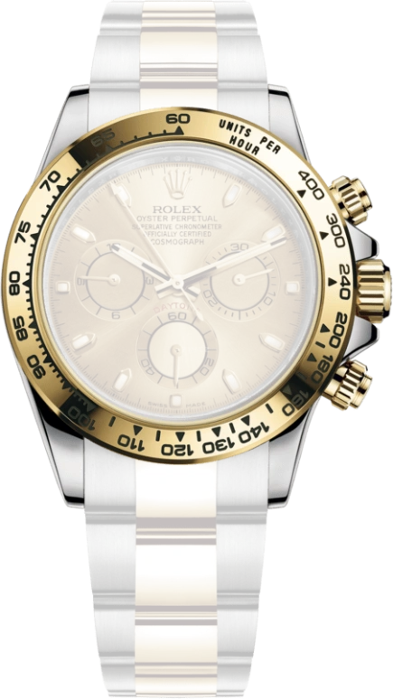Rolex,Daytona 40mm,40mm,Yellow Gold,Stainless Steel,Champagne,Automatic,Chronograph,Column Wheel,116503,116503-0003