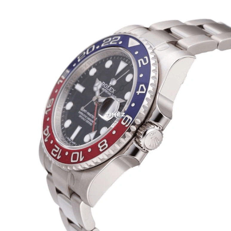 Rolex,GMT-Master II 40mm,40mm,White Gold,Black,Automatic,Day,Dule Time,116719BLRO,116719BLRO-0001