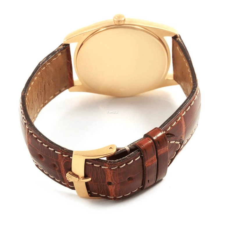 Rolex,Cellini 34mm,34mm,Rose Gold,White Gold,White,Handwound,Sapphire,Crystal Glass,Other,4233,4233/9