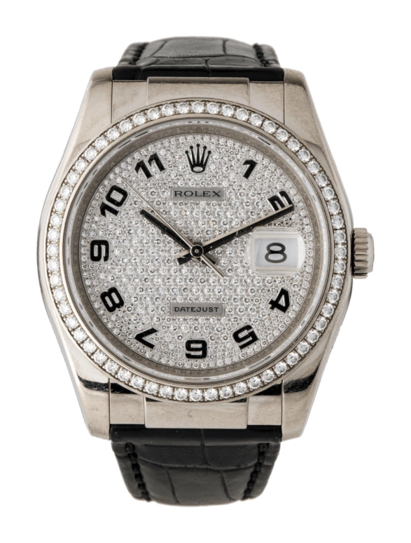 Rolex,Lady-Datejust 36mm,36mm,White Gold,Silver,Automatic,Day,48hours,116189,116189-LFCZEA