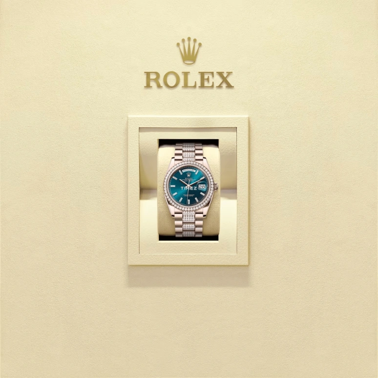 Rolex,Day-Date 36 36mm,36mm,Everose Gold,Blue,Automatic,Date,Day,128345RBR,128345RBR-0084