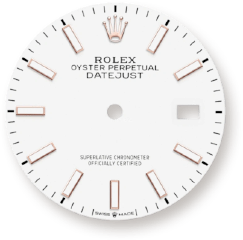Rolex,Datejust 36 36mm,36mm,Oystersteel,Everose Gold,White,Automatic,Day,70hours,126201,126201-0018