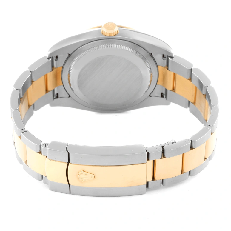 Rolex,Datejust 36 36mm,36mm,Stainless Steel,Yellow Gold,Champagne,Automatic,Day,48hours,116263 Turn,116263 Turn-O-Graph champagne Oyster