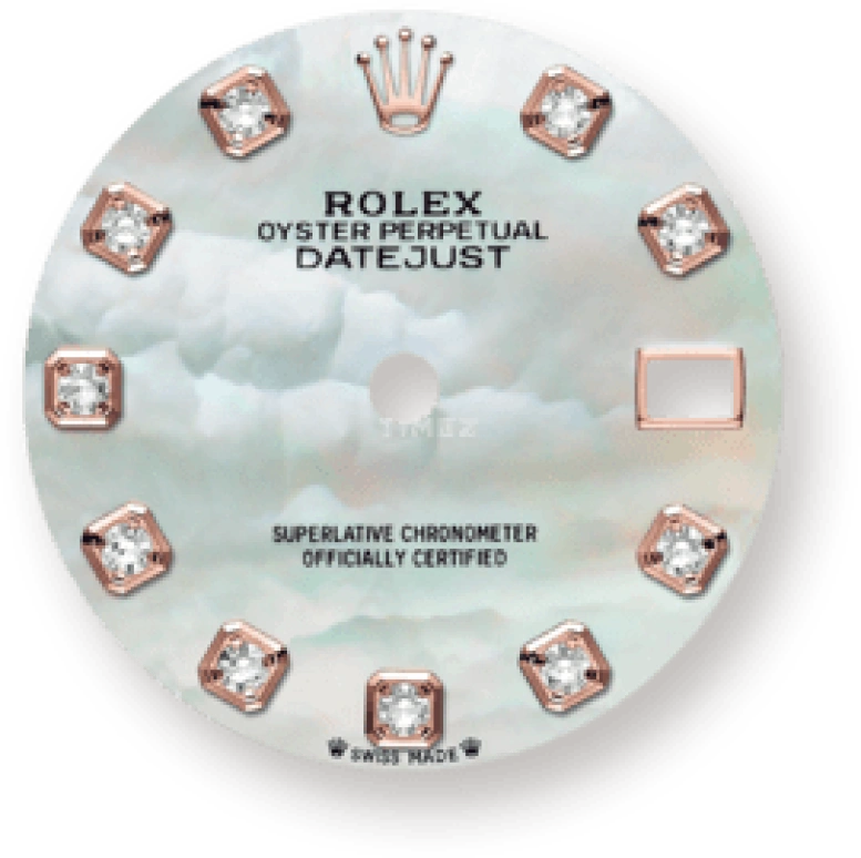 Rolex,Lady-Datejust 28mm,28mm,Rose Gold,Stainless Steel,White,Automatic,Day,55hours,279381RBR,279381RBR-0013