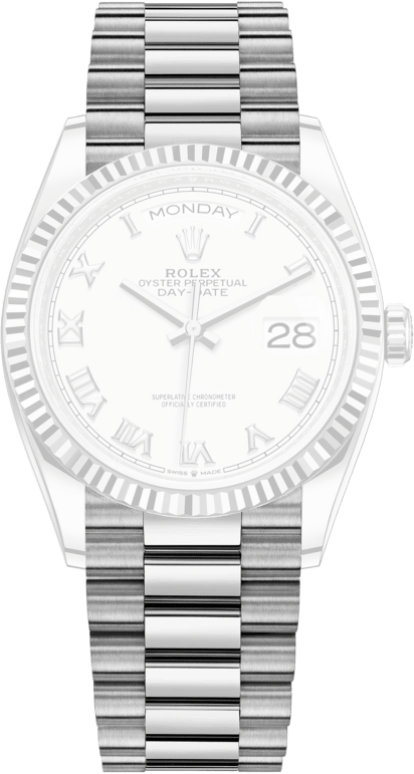 Rolex,Day-Date 36 36mm,36mm,White Gold,White,Automatic,Date,Day,128239,128239-0038