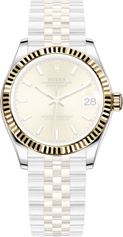 Rolex,Datejust 31 31mm,31mm,Yellow Gold,Stainless Steel,Champagne,Automatic,Day,55hours,278273,278273-0014