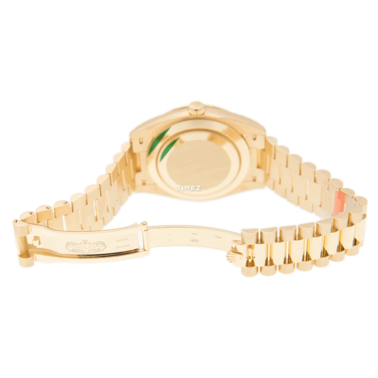 Rolex,Day-Date 36 40mm,40mm,Yellow Gold,Silver,Automatic,Date,Day,228348RBR Ruby